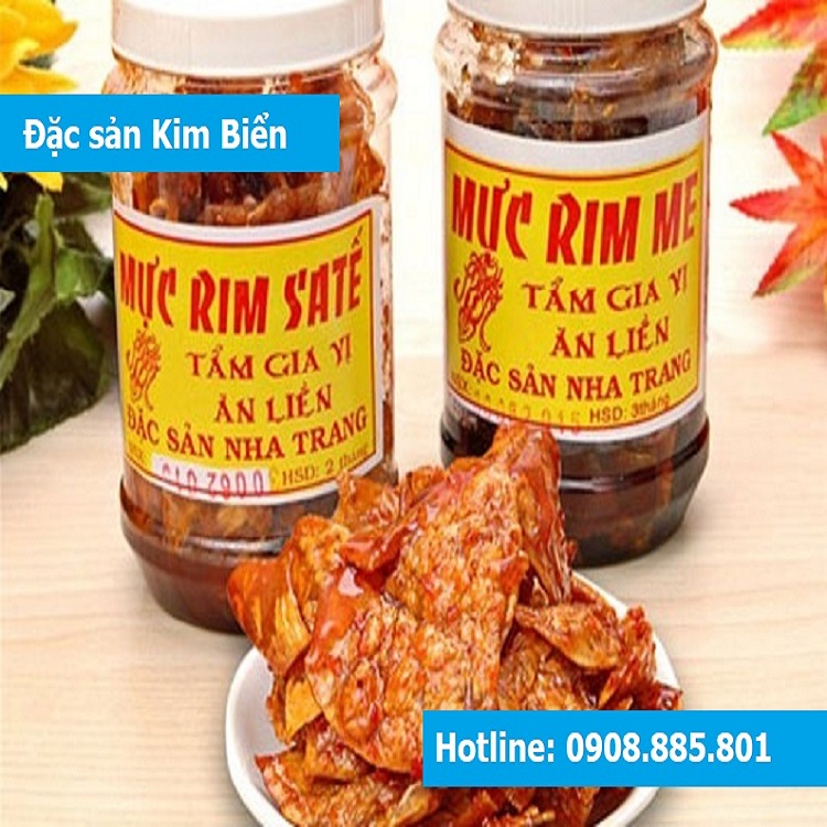 Mực rim saté Nha Trang